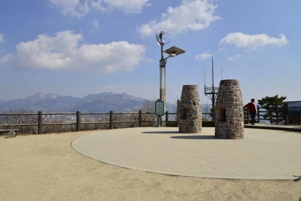 봉산 능선 산책길 경유지 · 봉산정 주변 전망광장 실제 사진