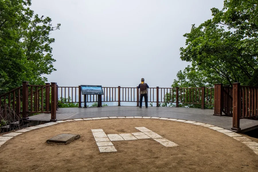 구룡산 전망쉼터 실제 사진