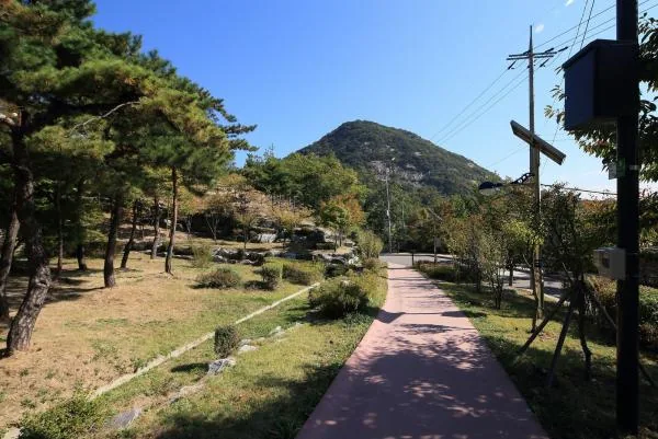 청운공원과 시인의언덕 실제 사진