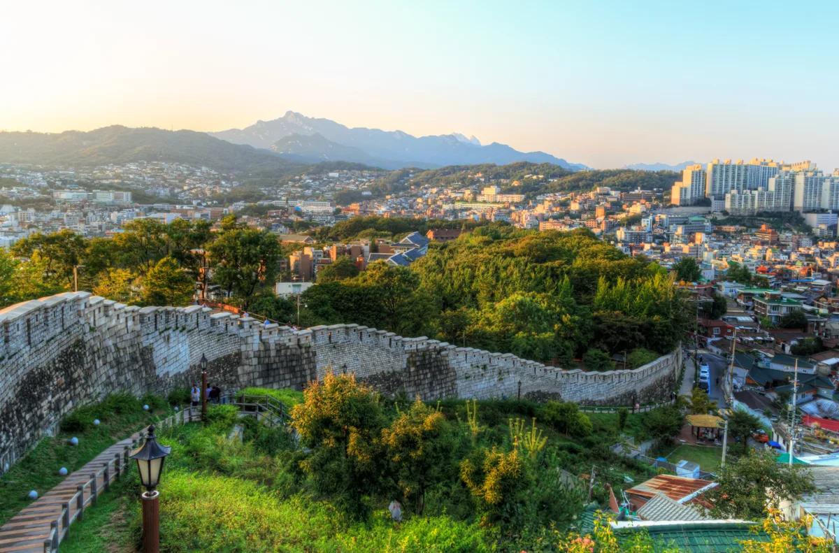 낙산공원 한양도성 실제 사진