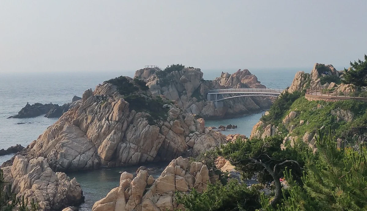 대왕암공원 해안 산책 구간 실제 사진