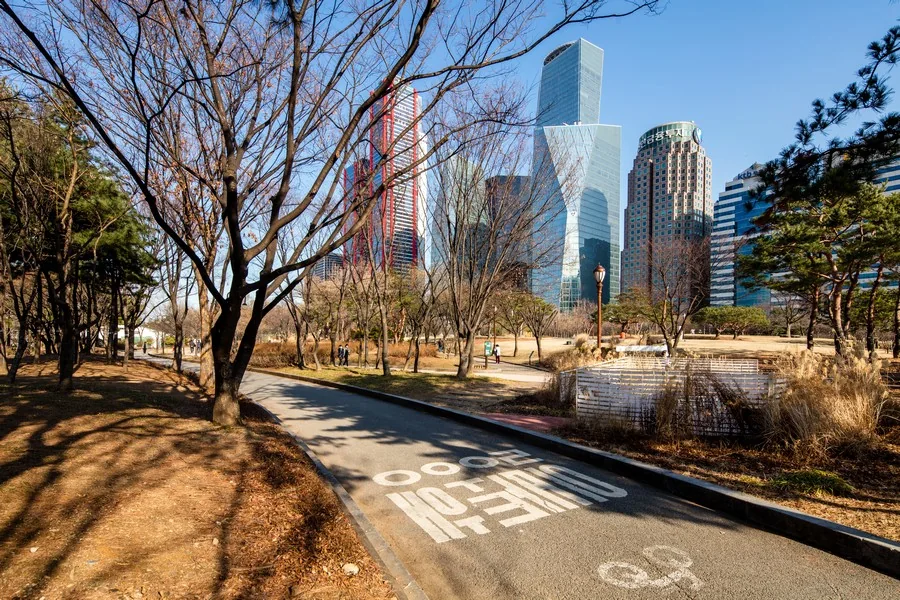 여의도공원 산책길 (코스 경유지) 실제 사진