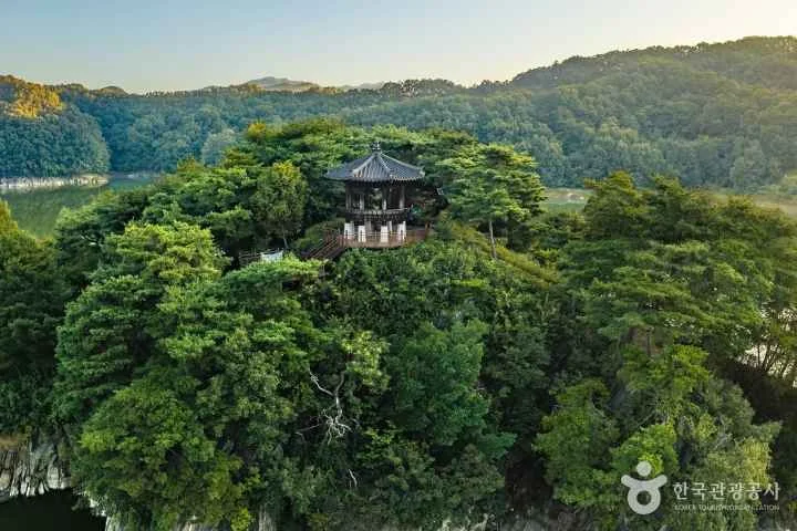 부소담악(추소정) 야외 경관 참고사진 실제 사진