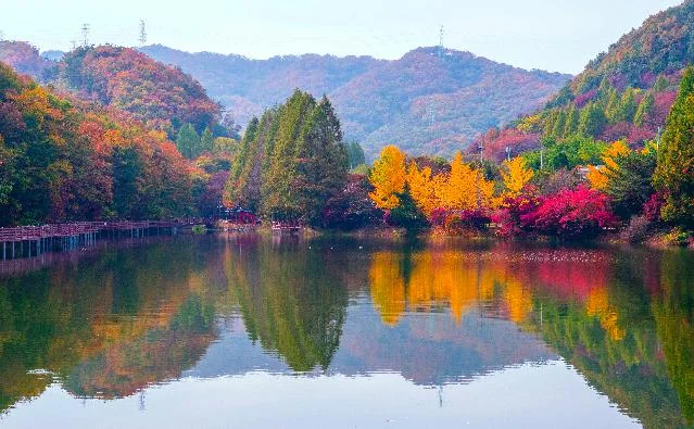 계룡 입암저수지 경관 참고사진 실제 사진
