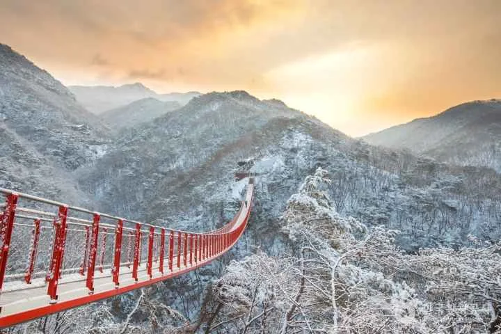 감악산 출렁다리 야외 경관 참고사진 실제 사진