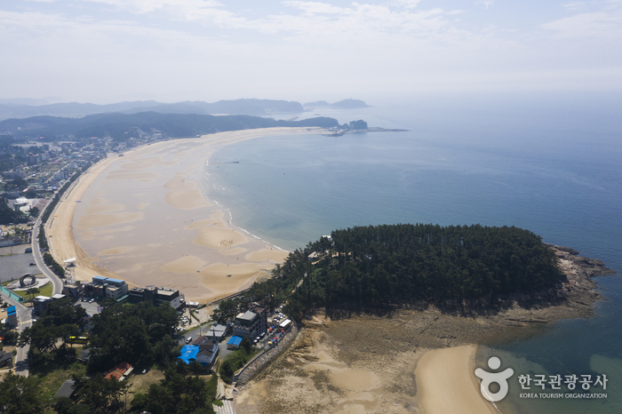 만리포해수욕장 공식 관광자료 제공 사진 실제 사진