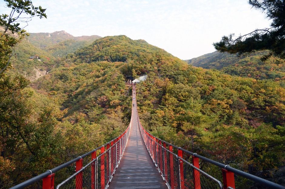 감악산 출렁다리 공식 관광자료 제공 사진 실제 사진
