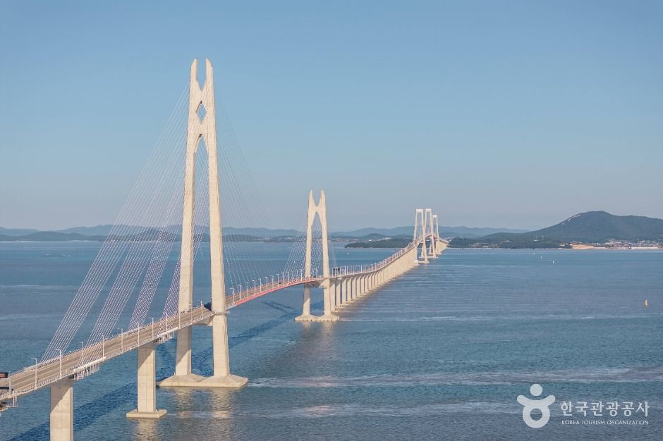 천사대교 공식 관광자료 제공 사진 실제 사진