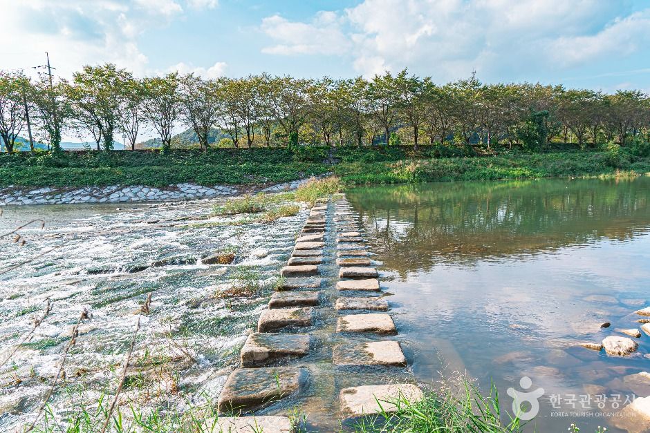 경천애인 징검다리길 공식 관광자료 제공 사진 실제 사진