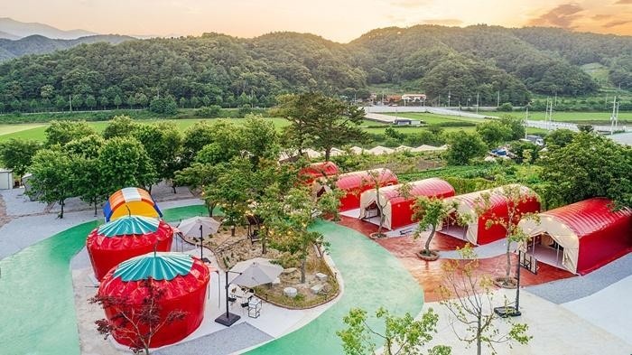 봉스글램핑 공식 관광자료 제공 사진 실제 사진