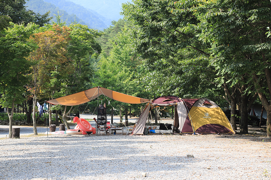 산여울캠프장 공식 관광자료 제공 사진 실제 사진