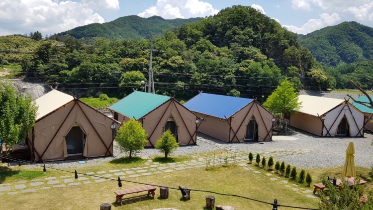 팔봉글램핑 공식 관광자료 제공 사진 실제 사진