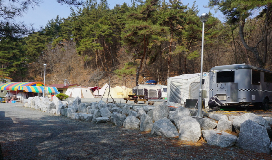 모래재캠핑장 공식 관광자료 제공 사진 실제 사진
