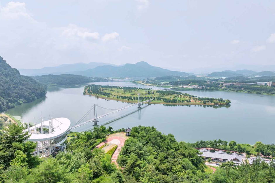경천섬(경천섬공원) 공식 관광자료 제공 사진 실제 사진