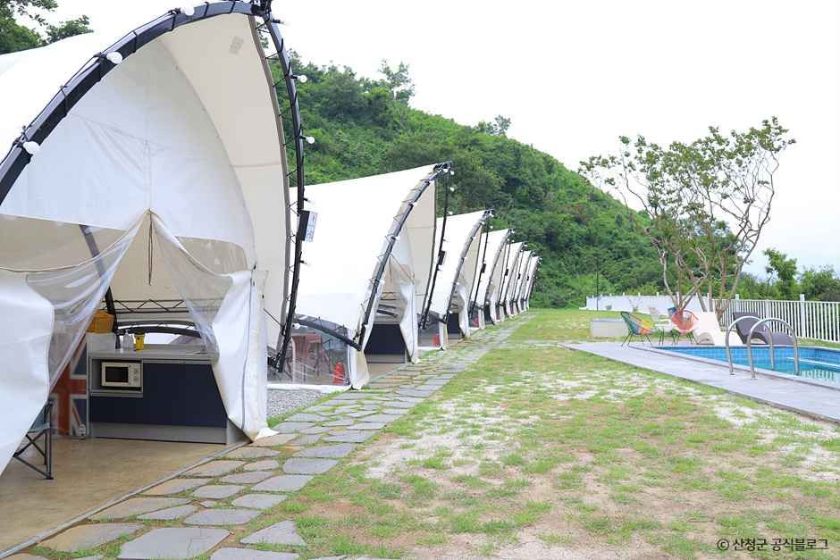 꽃길글램핑 공식 관광자료 제공 사진 실제 사진