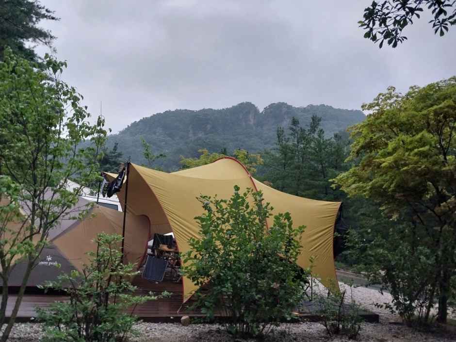 산정호수 돌고래 캠핑장 공식 관광자료 제공 사진 실제 사진
