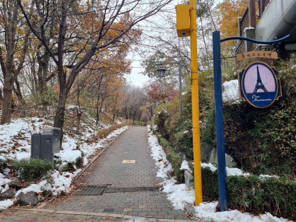 몽마르뜨공원 공식 관광자료 제공 사진 실제 사진