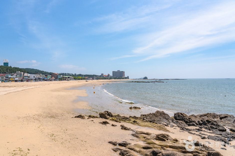 무창포해수욕장 공식 관광자료 제공 사진 실제 사진