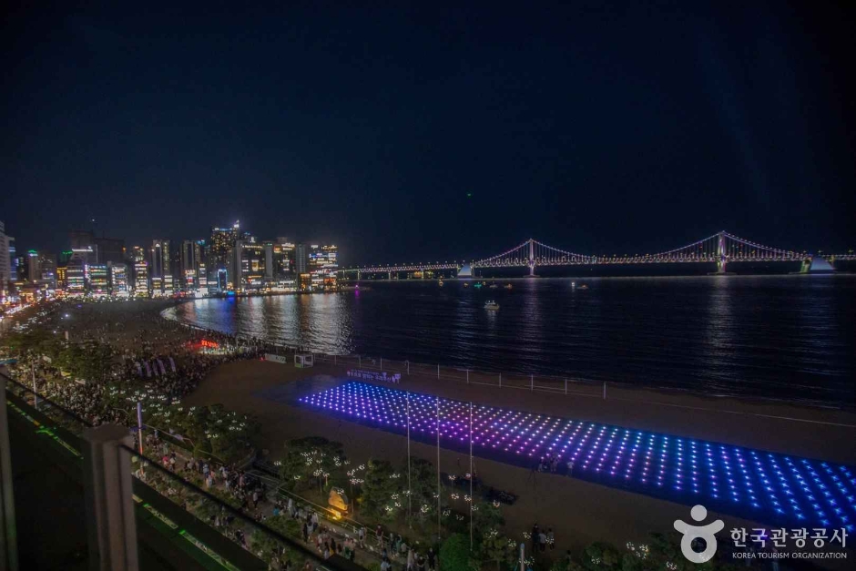 광안리해수욕장 공식 관광자료 제공 사진 실제 사진