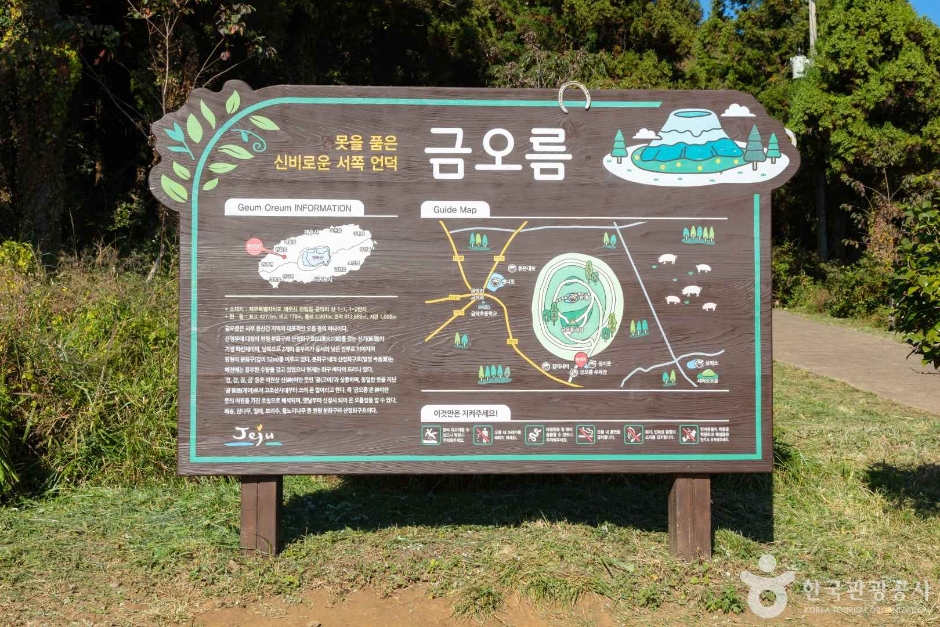 금오름 공식 관광자료 제공 사진 실제 사진