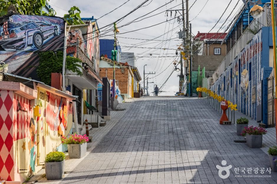 송월동 동화마을 공식 관광자료 제공 사진 실제 사진