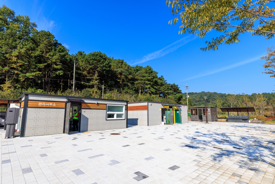 하기숲캠핑장 공식 관광자료 제공 사진 실제 사진
