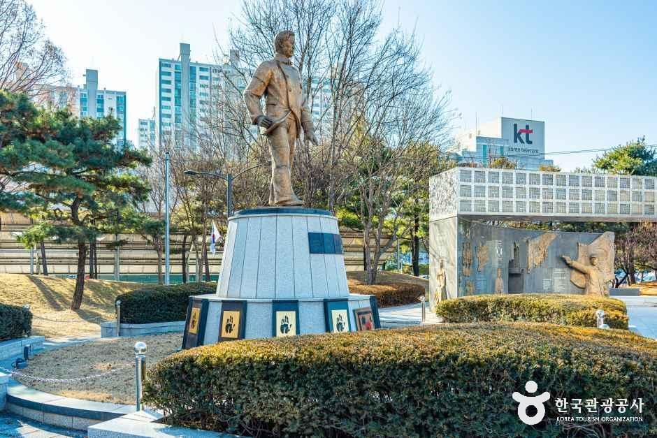안중근공원 공식 관광자료 제공 사진 실제 사진